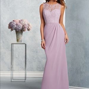 Lilac Alfred Angelo bridesmaid dress 7407 new